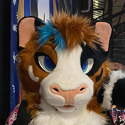 Pip fursuit portrait